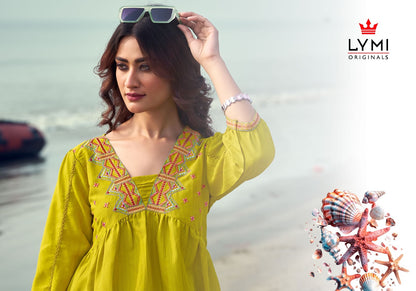 Essence Lymi Viscose Stylish Short Tops Wholesale Rate
