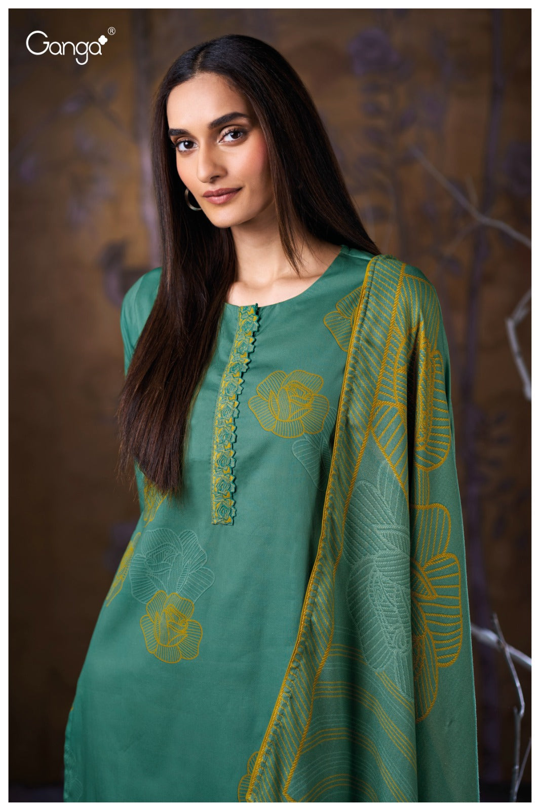 Estara 3845 Ganga Plazzo Style Suits Exporter