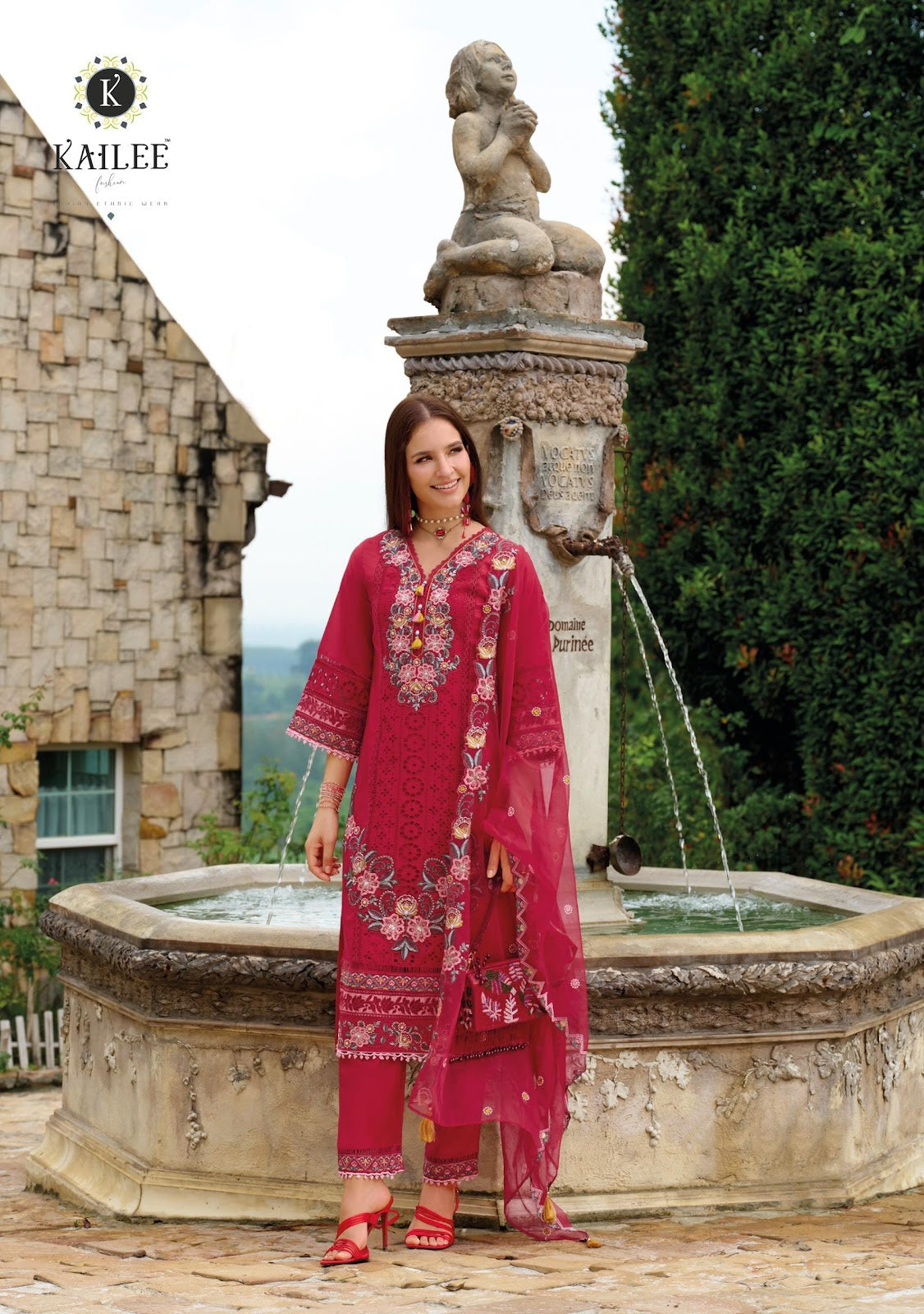 Estiva Kailee Fashion Weaving Readymade Pant Style Suits Supplier Gujarat