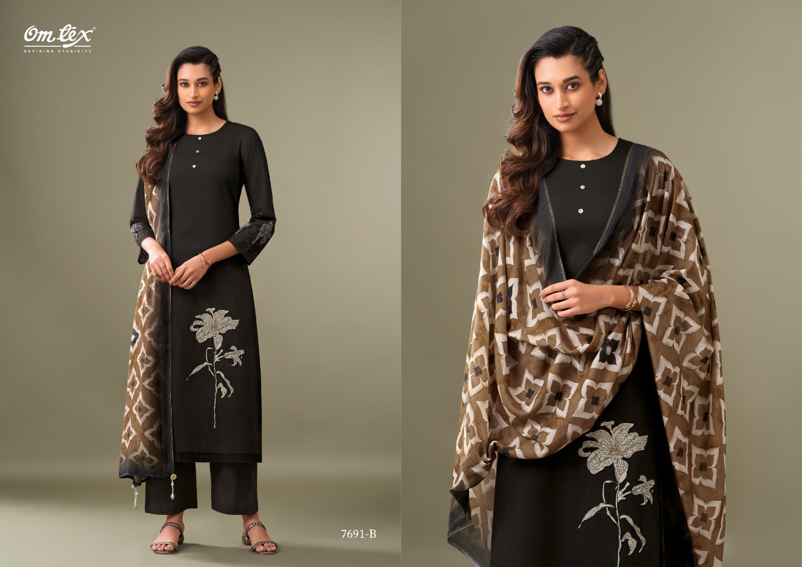 Estiva Omtex Cotton Pant Style Suits Manufacturer Gujarat