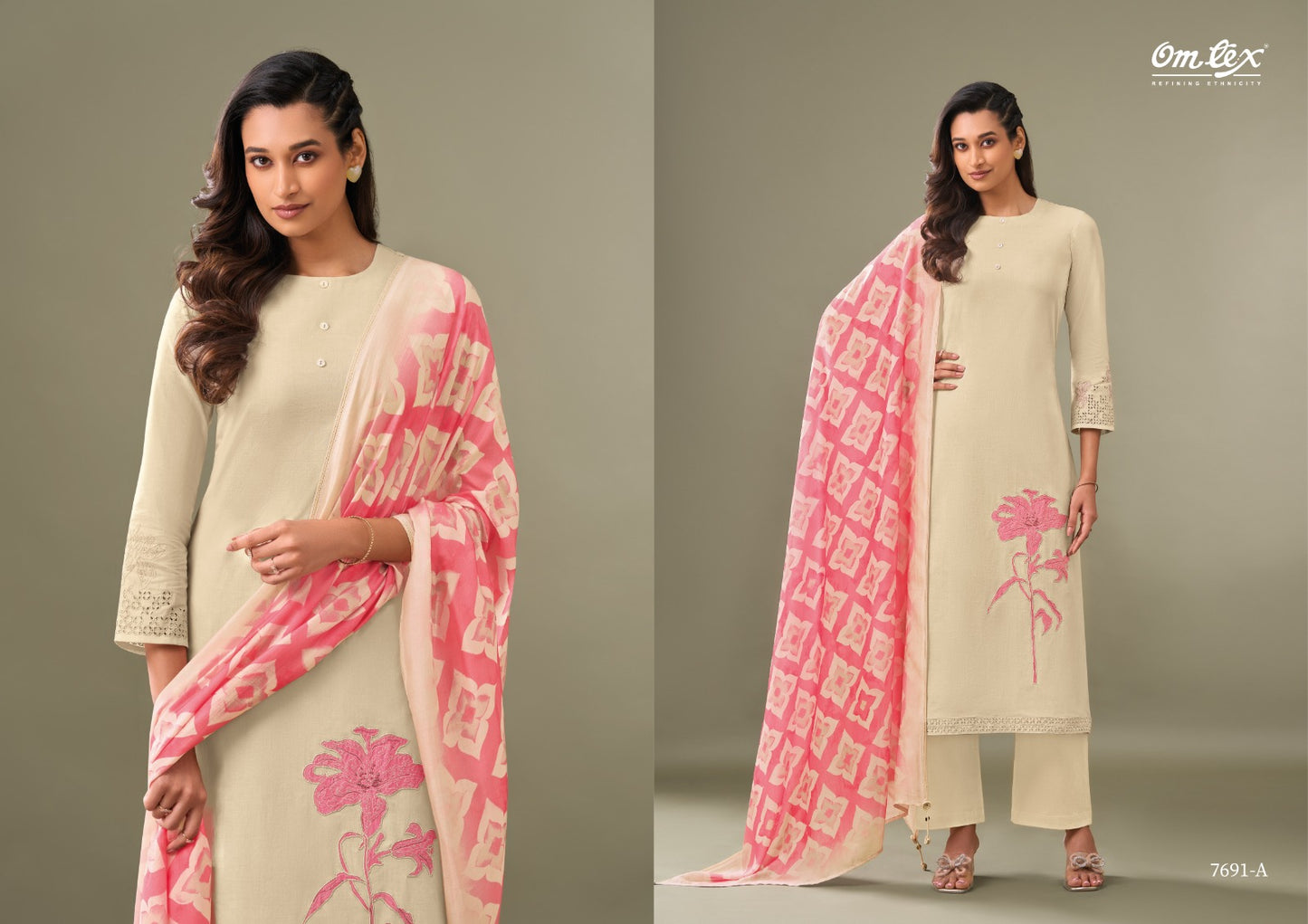 Estiva Omtex Cotton Pant Style Suits Manufacturer Gujarat