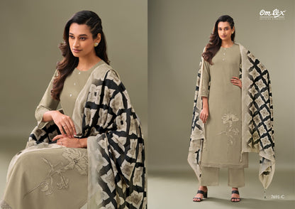 Estiva Omtex Cotton Pant Style Suits Manufacturer Gujarat