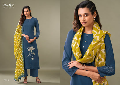 Estiva Omtex Cotton Pant Style Suits Manufacturer Gujarat