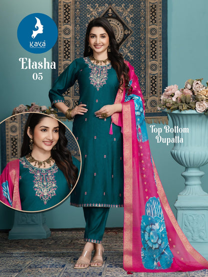 Etasha Kaya Vertican Readymade Pant Style Suits Wholesaler Ahmedabad