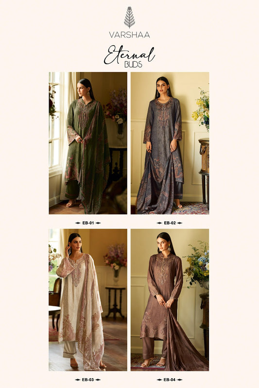 Eternal Buds Varshaa Pashmina Suits Wholesaler India