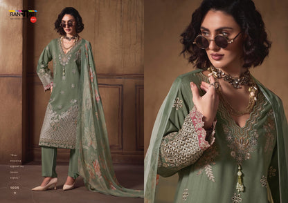 Eternel Rangati Prints Pashmina Suits Wholesaler India