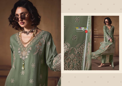 Eternel Rangati Prints Pashmina Suits Wholesaler India
