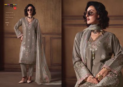 Eternel Rangati Prints Pashmina Suits Wholesaler India