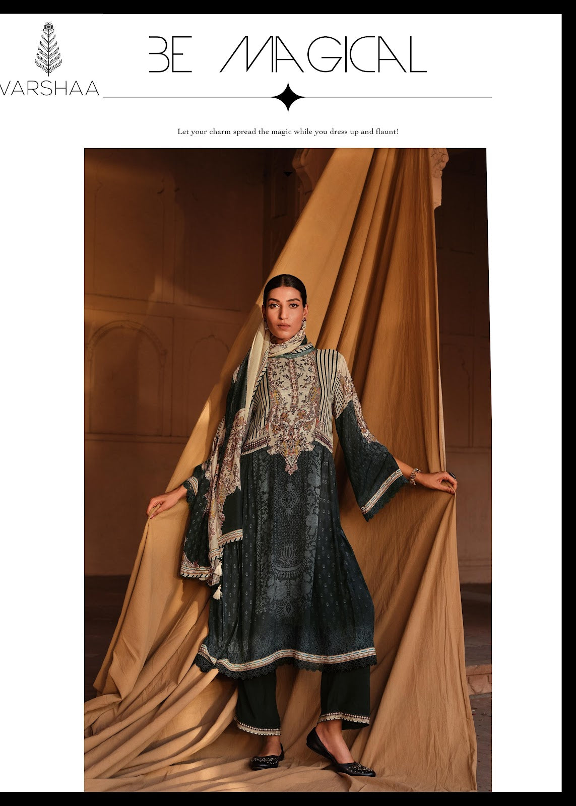 Ether Varshaa Pashmina Suits Wholesaler Gujarat