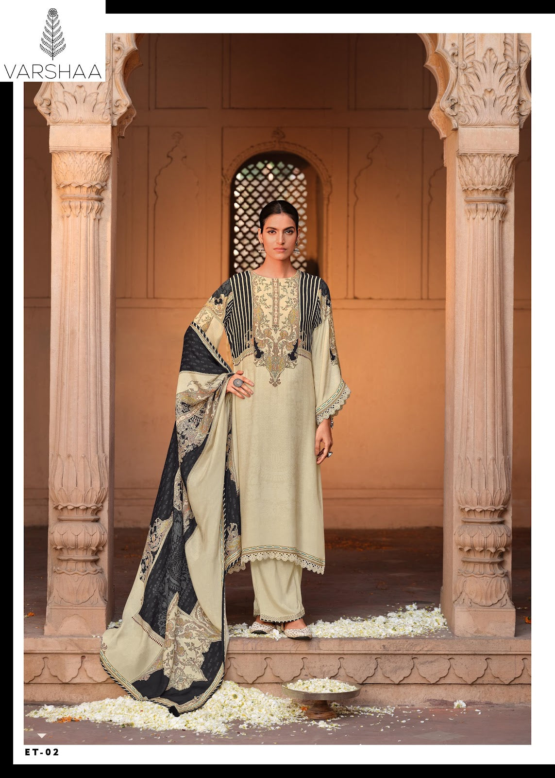 Ether Varshaa Pashmina Suits Wholesaler Gujarat