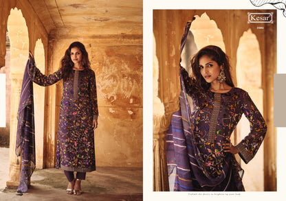 Ethinic Brasso Kesar Pashmina Suits Wholesale Price