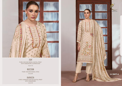 Ethnic Ambience 55677 Rakhi Fashion Viscose Modal Pant Style Suits Exporter Gujarat