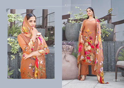 Ethnic Aura 55509 Rakhi Fashion Viscose Modal Pant Style Suits Exporter