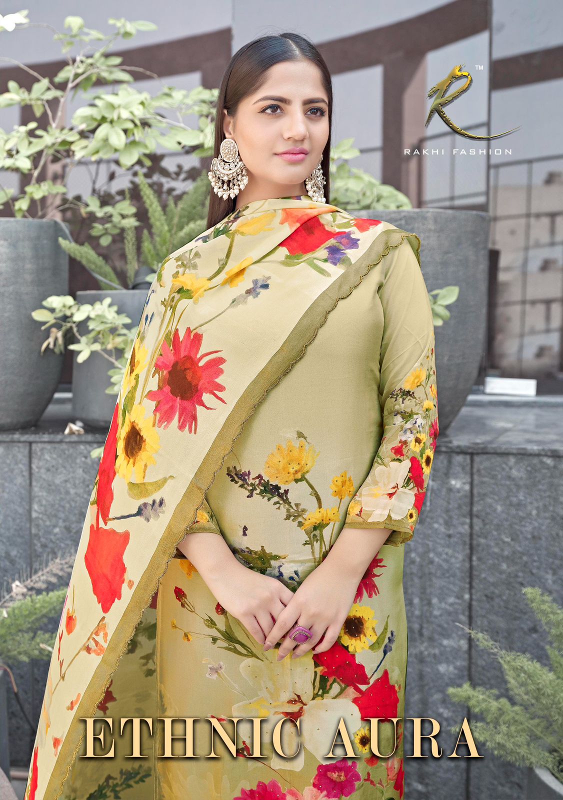 Ethnic Aura 55509 Rakhi Fashion Viscose Modal Pant Style Suits Exporter