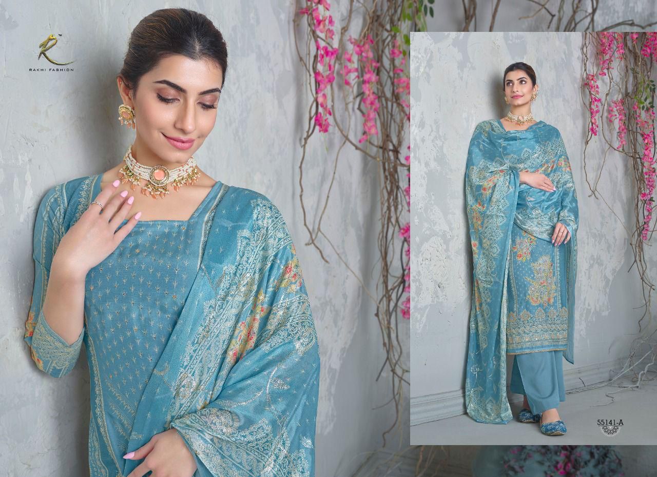 Ethnic Mode Rakhi Fashion Pure Viscose Plazzo Style Suits Manufacturer Gujarat