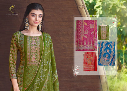 Ethnic Mode Vol 6 Rakhi Fashion Pure Viscose Pant Style Suits Manufacturer India