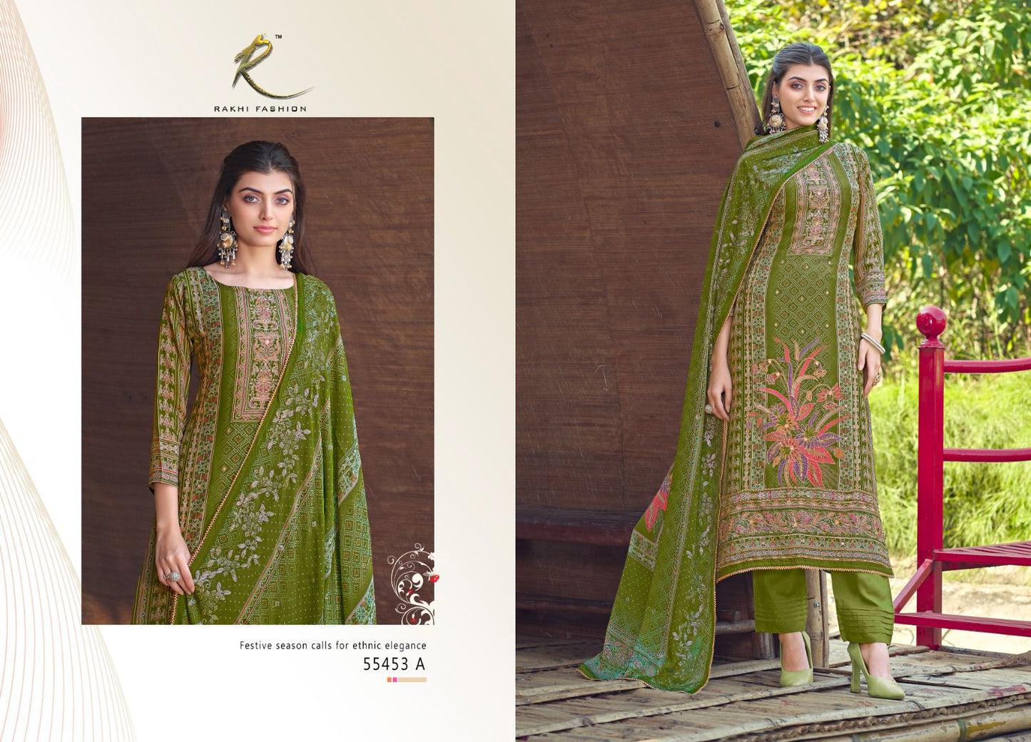 Ethnic Mode Vol 6 Rakhi Fashion Pure Viscose Pant Style Suits Manufacturer India
