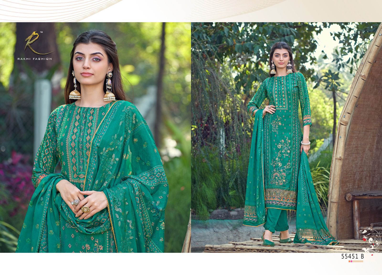 Ethnic Mode Vol 6 Rakhi Fashion Pure Viscose Pant Style Suits Manufacturer India