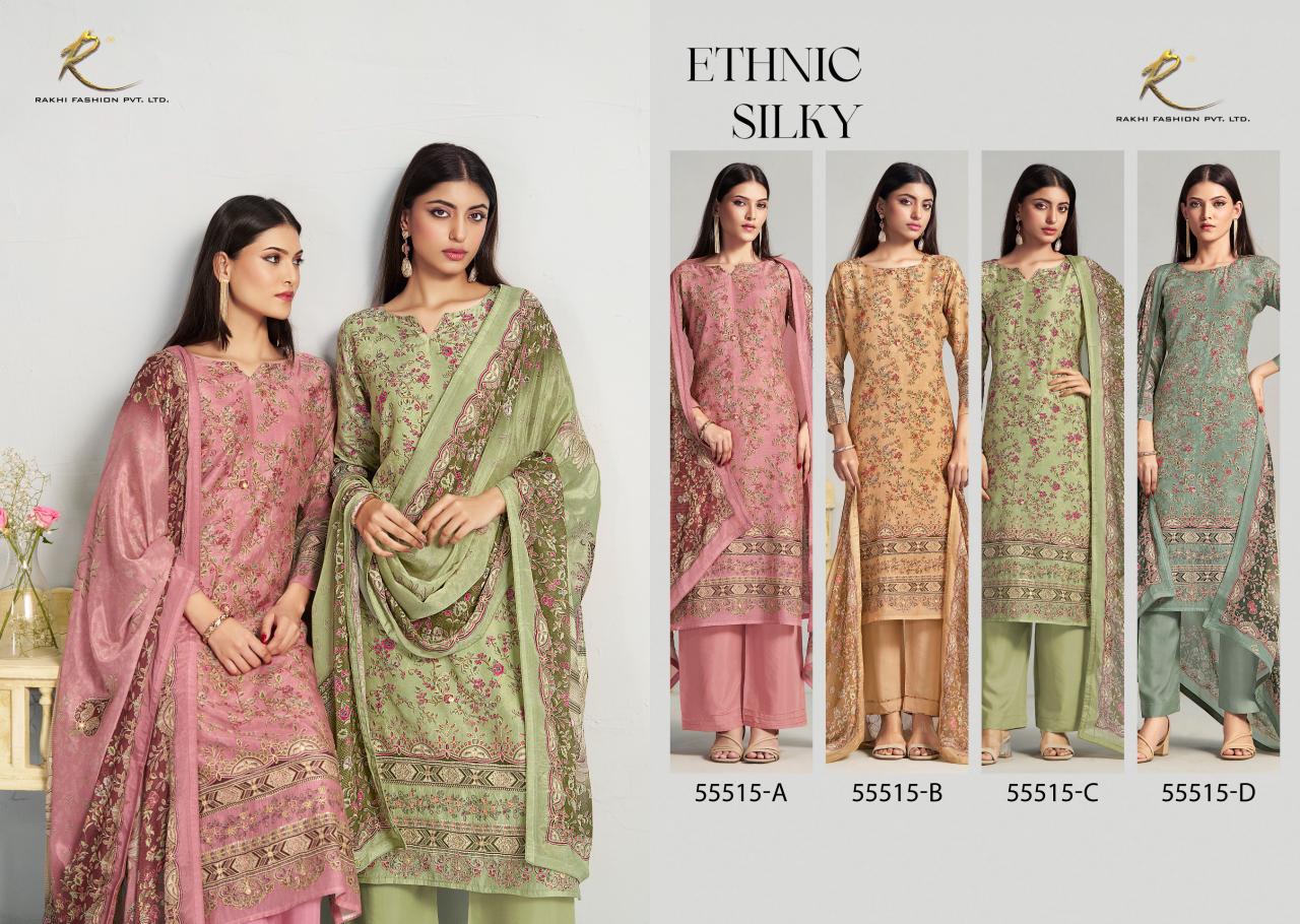 Ethnic Silky Rakhi Fashion Pant Style Suits Supplier India