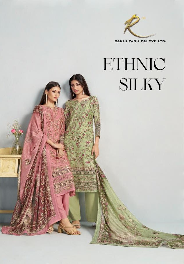 Ethnic Silky Rakhi Fashion Pant Style Suits Supplier India