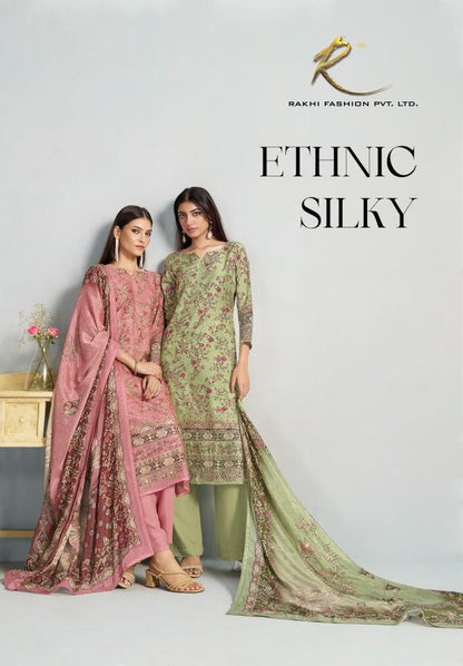 Ethnic Silky Rakhi Fashion Pant Style Suits Supplier India