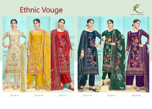 Ethnic Vouge Rakhi Fashion Bemberg Pant Style Suits Exporter Gujarat