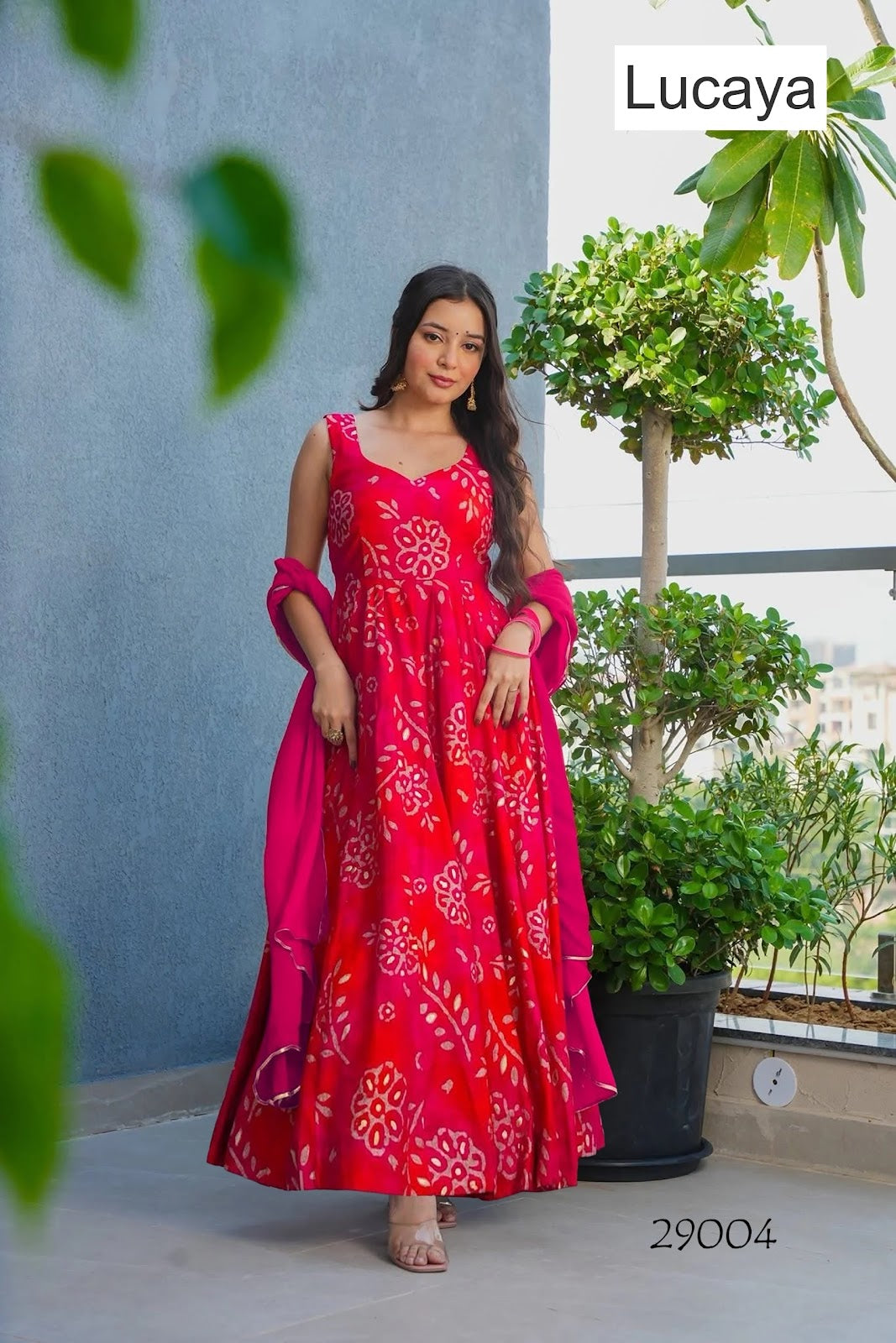 Ethnic Wear Vol 29 Lucaya Georgette One Piece Dress Wholesaler India