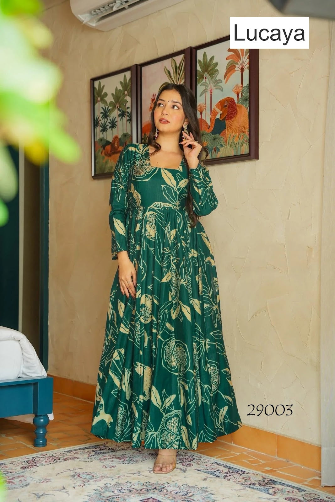 Ethnic Wear Vol 29 Lucaya Georgette One Piece Dress Wholesaler India