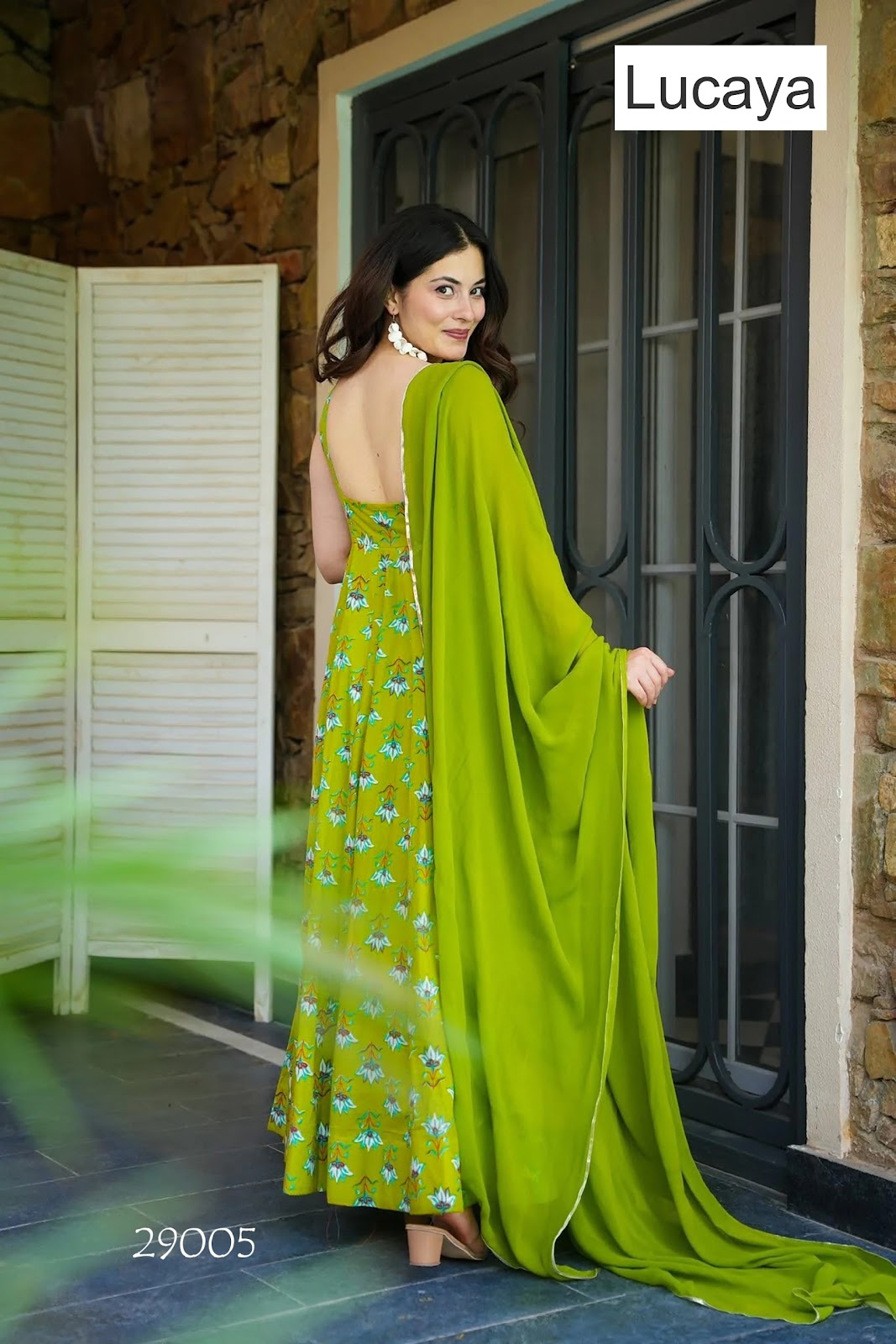 Ethnic Wear Vol 29 Lucaya Georgette One Piece Dress Wholesaler India