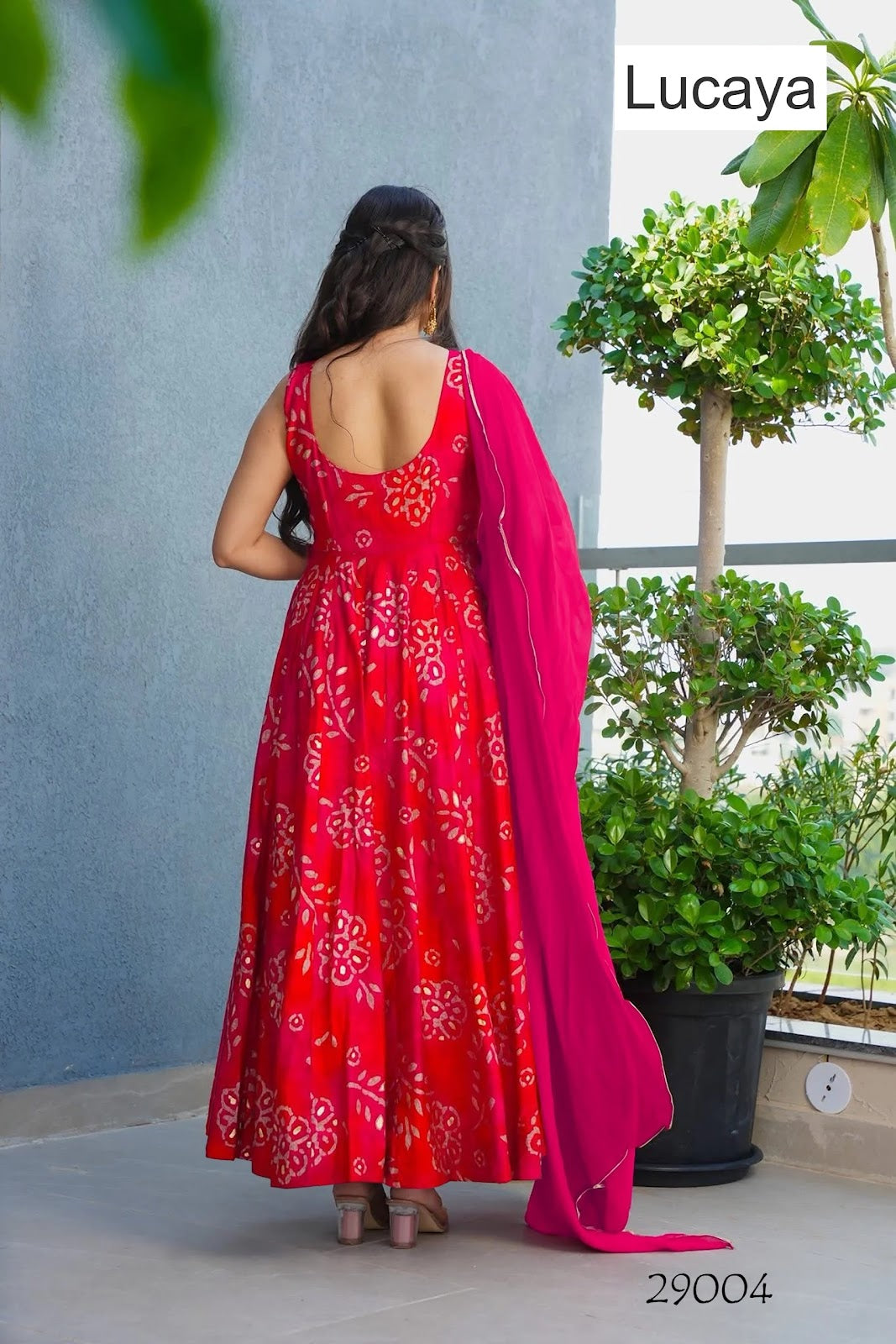 Ethnic Wear Vol 29 Lucaya Georgette One Piece Dress Wholesaler India