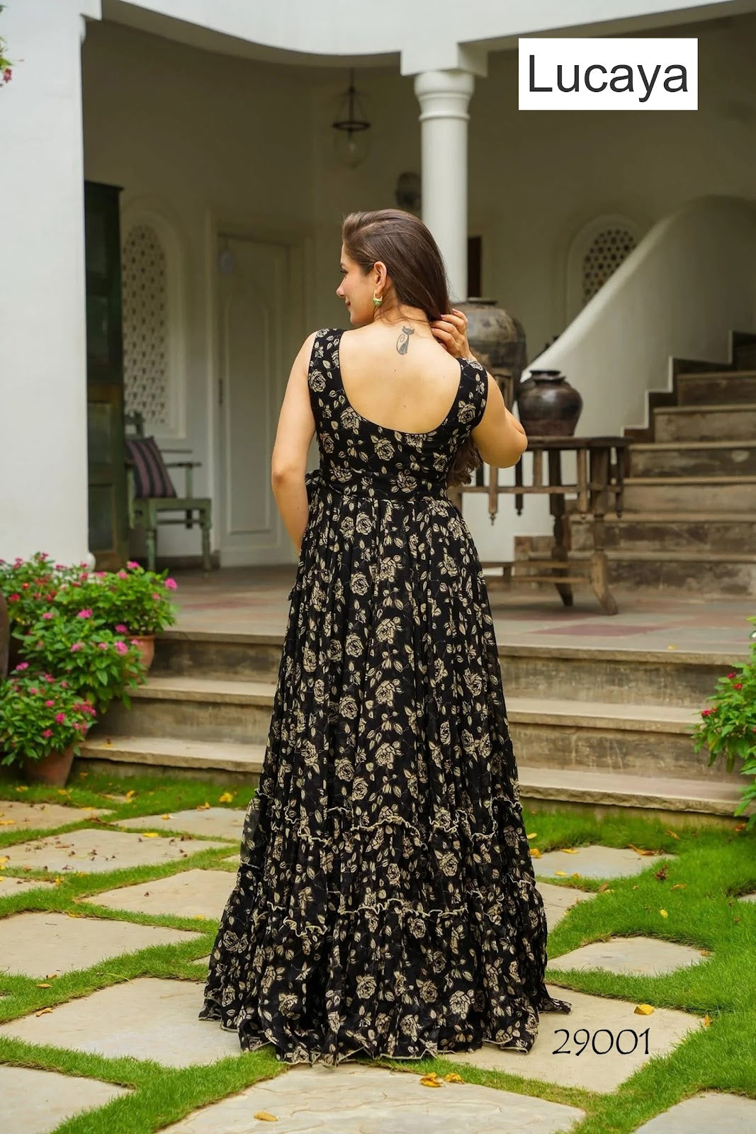 Ethnic Wear Vol 29 Lucaya Georgette One Piece Dress Wholesaler India