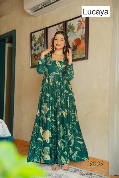 Ethnic Wear Vol 29 Lucaya Georgette One Piece Dress Wholesaler India