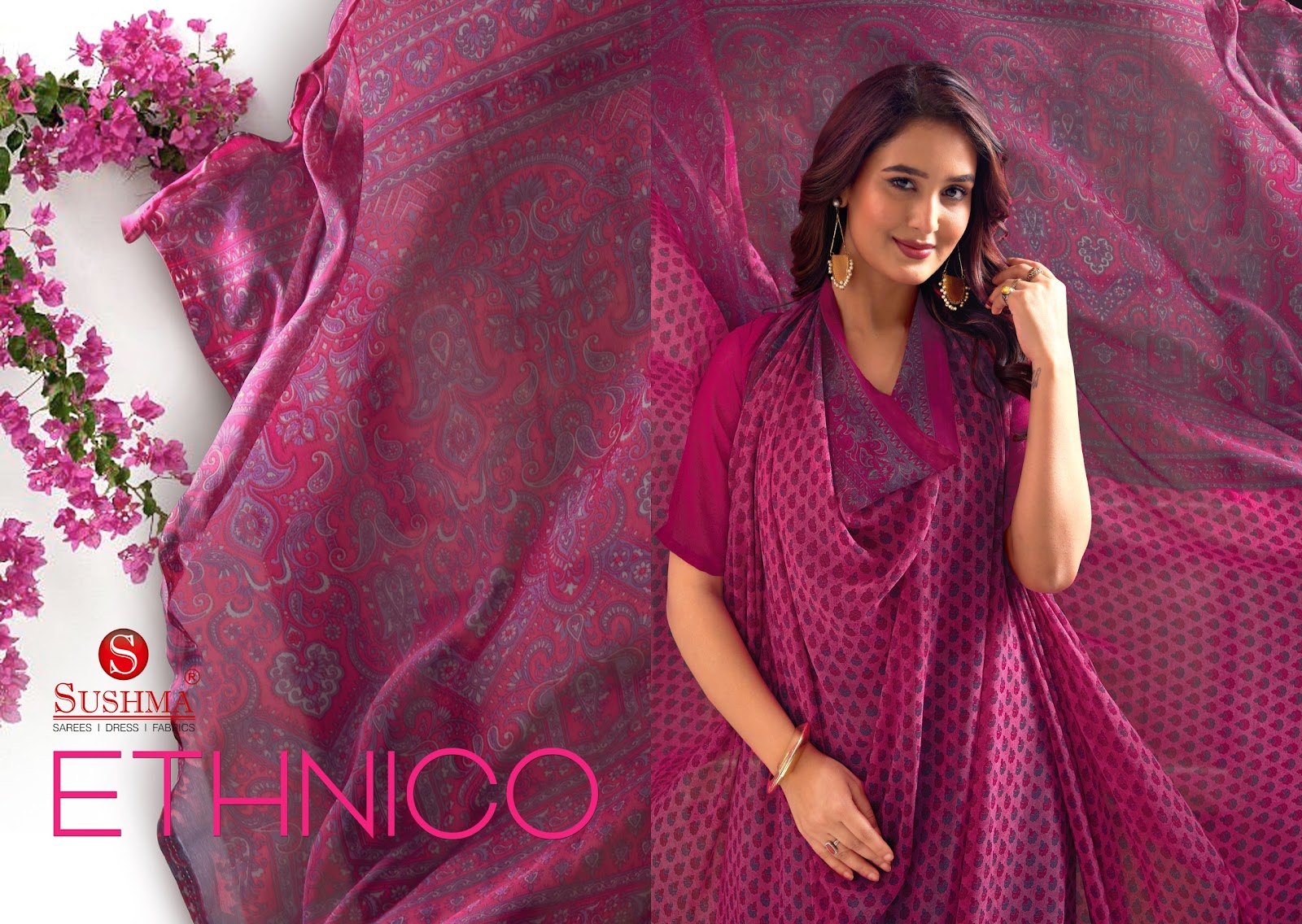 Ethnico Sushma Sarees Supplier