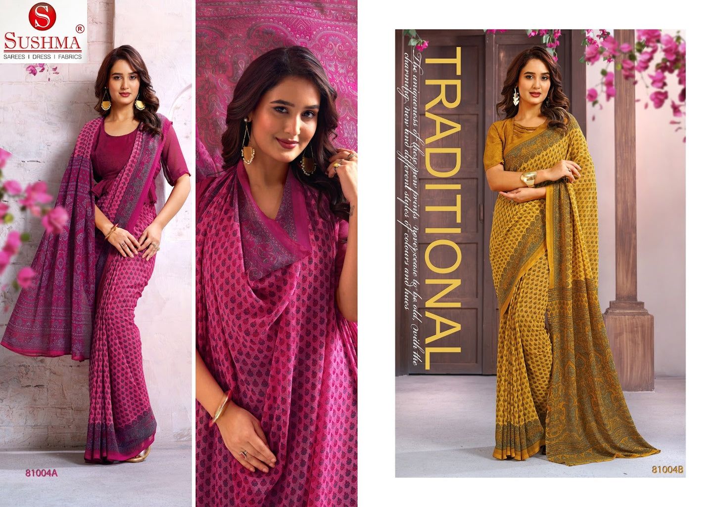 Ethnico Sushma Sarees Supplier