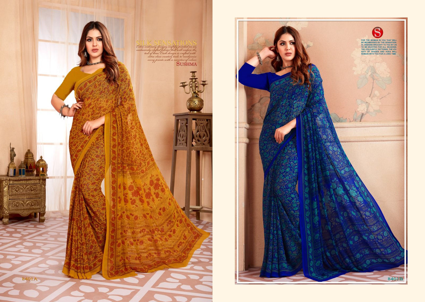 Ethnics Era Sushma Weightless Sarees Supplier India