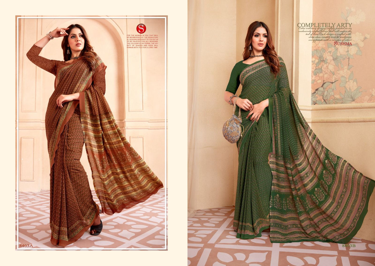 Ethnics Era Sushma Weightless Sarees Supplier India