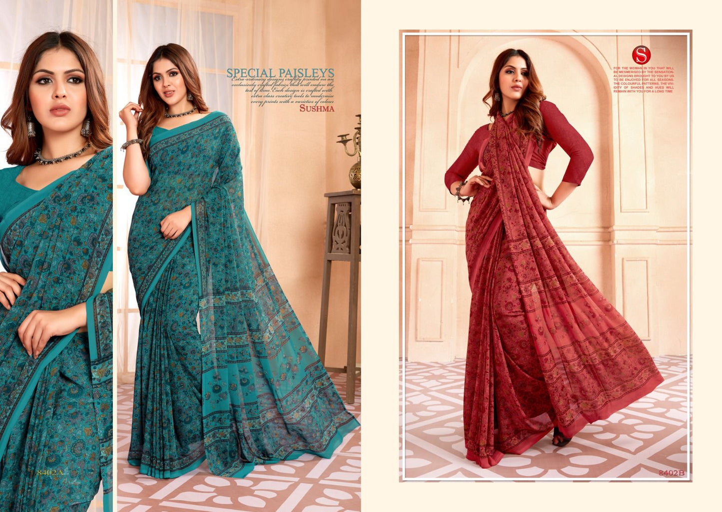 Ethnics Era Sushma Weightless Sarees Supplier India