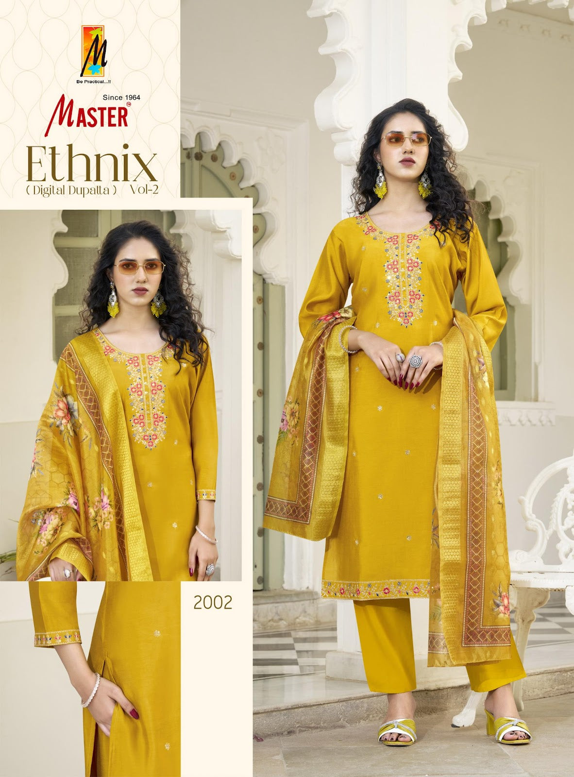 Ethnix Vol 2 Master Roman Readymade Pant Style Suits Supplier India