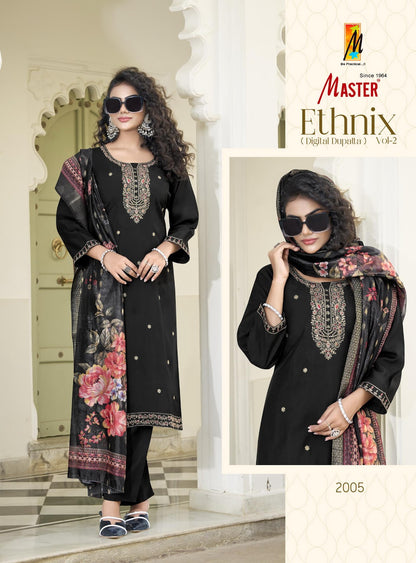 Ethnix Vol 2 Master Roman Readymade Pant Style Suits Supplier India
