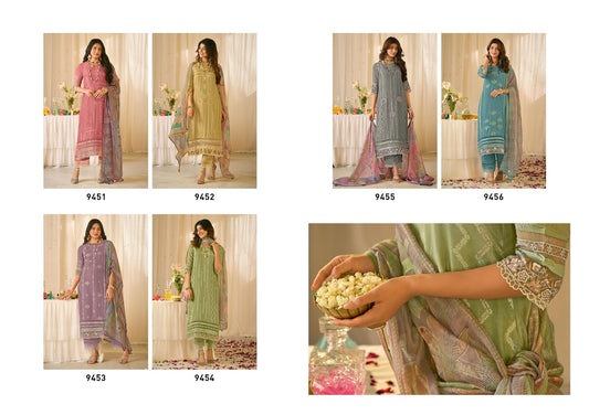 Etr Jay Vijay Muslin Pant Style Suits Exporter India