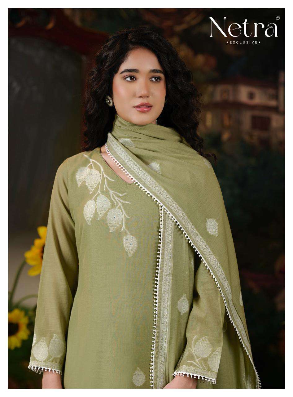 Eva Netra Banarasi Pant Style Suits Supplier India