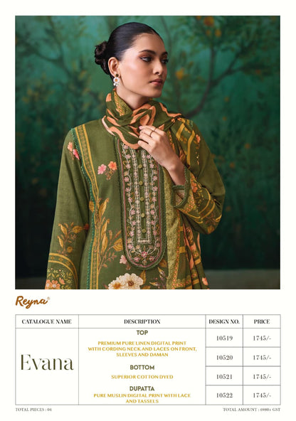 Evana Reyna Linen Pant Style Suits Wholesale