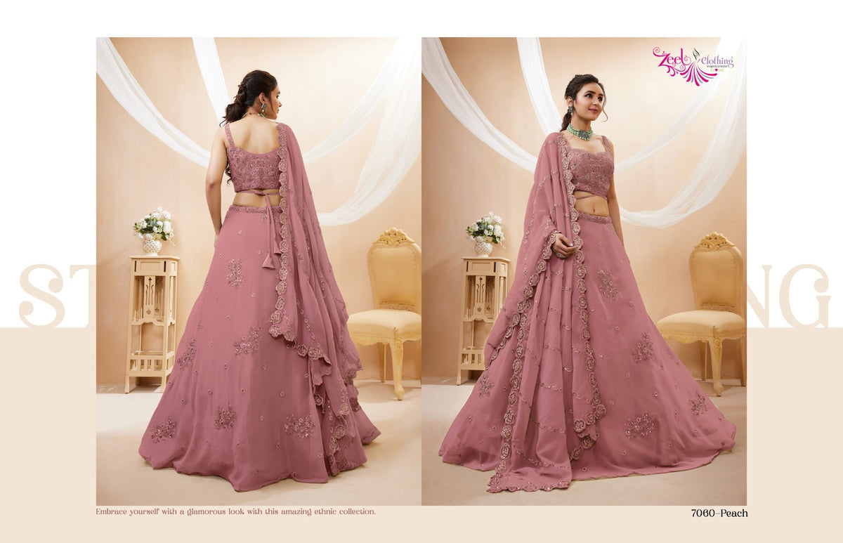 Evana Zeel Clothing Georgette Lehenga Choli Exporter