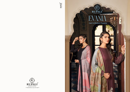 Evania Rupali Jaam Satin Pant Style Suits Exporter