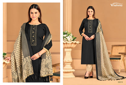 Evanka Vol 14 Vishnu Impex Roman Silk Pant Style Suits Supplier India