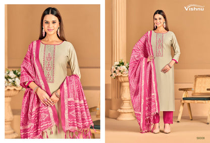 Evanka Vol 14 Vishnu Impex Roman Silk Pant Style Suits Supplier India