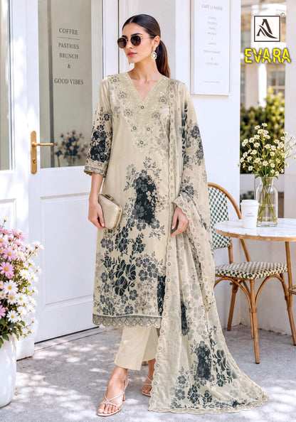 Evara Alok Viscose Maslin Karachi Salwar Suits Manufacturer India