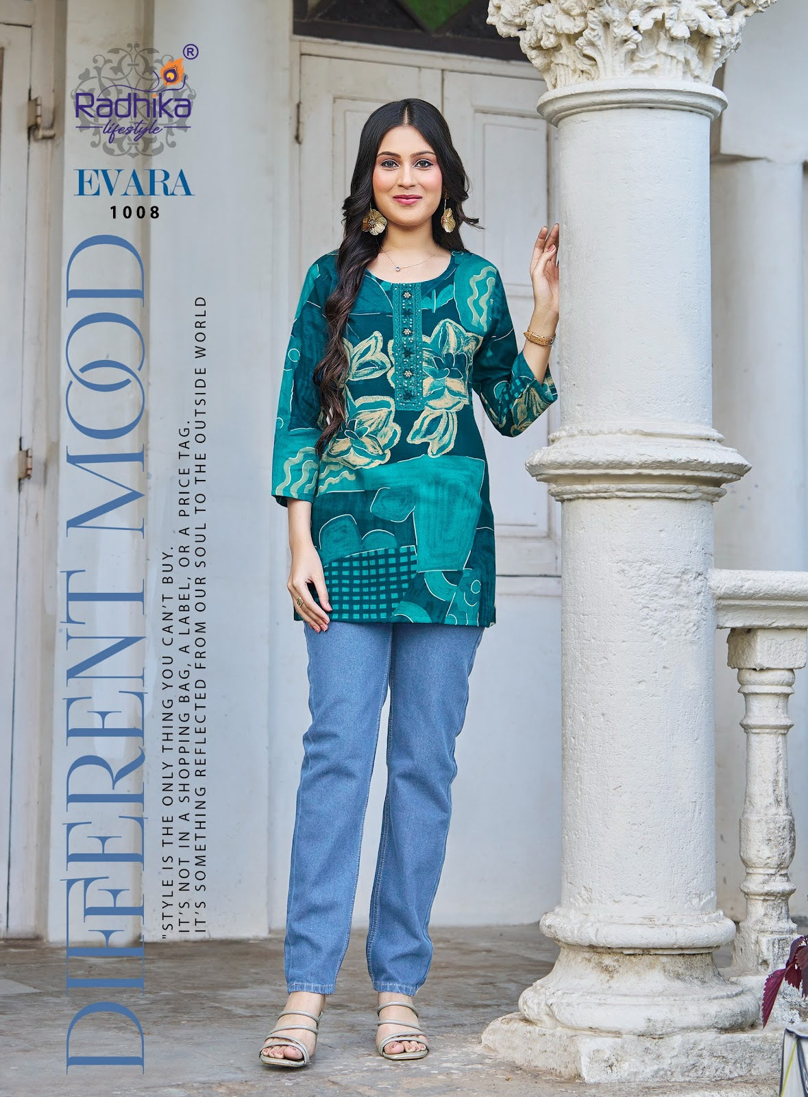 Evara Vol 1 Radhika Lifestyle Reyon Short Kurtis Exporter