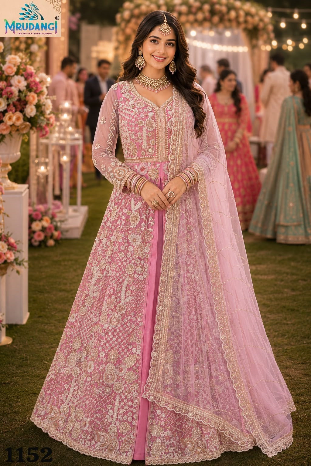 Evara Vol 2 Mrudangi Net Indo Western Pair Wholesale Price