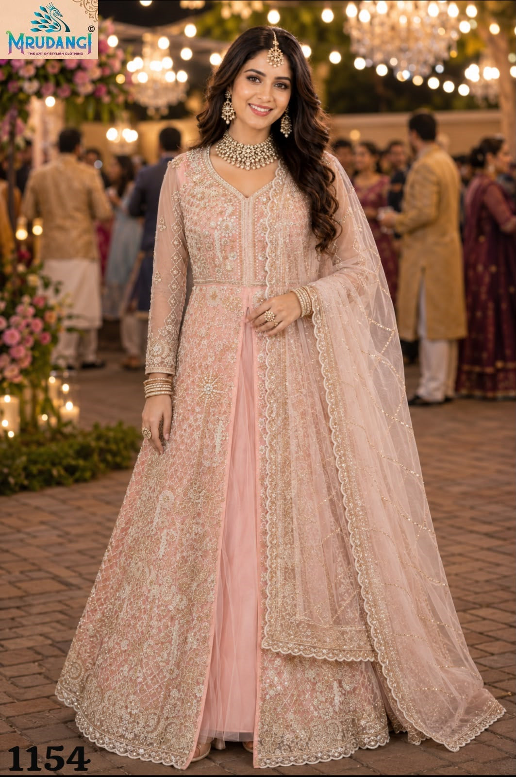 Evara Vol 2 Mrudangi Net Indo Western Pair Wholesale Price